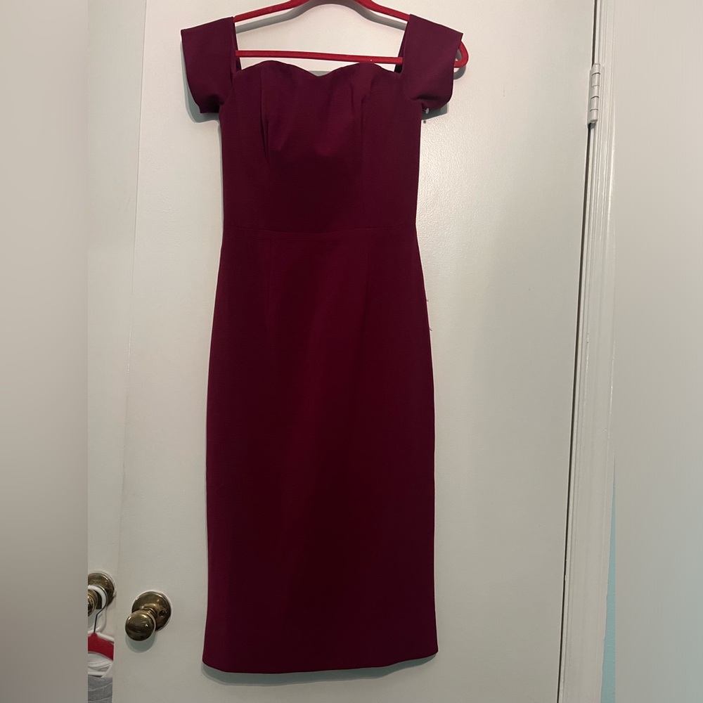 “Reposh” NWOT Dress the Poulation Bailey off the
shoulder Body con dress - Picture 2 of 6
